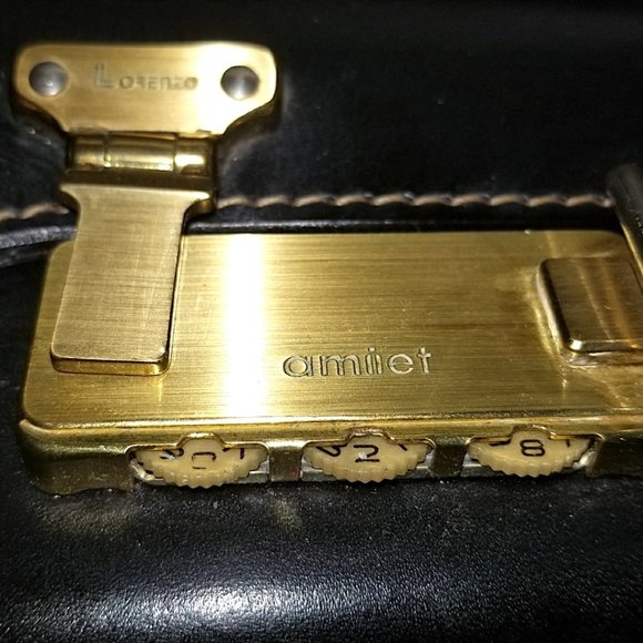 Rare "Aged" Vintage Hi-End Unused Executive/Lawyer Lorenzo Leather Briefcase - Picture 9 of 15